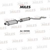 HA01050 MILES Середній глушник вихлопних газів