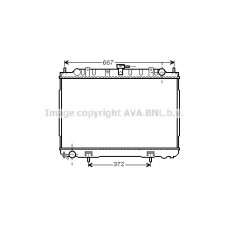 DN2241 AVA QUALITY COOLING Радіатор охолодження двигуна
