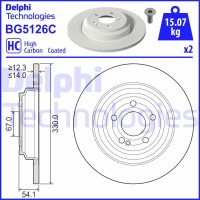 BG5126C DELPHI Гальмівний диск