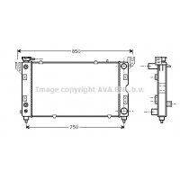 CR2028 AVA QUALITY COOLING Радіатор охолодження двигуна