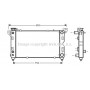 CR2028 AVA QUALITY COOLING Радіатор охолодження двигуна