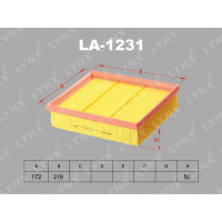 LA-1231 LYNXauto Повітряний фільтр