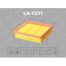 LA-1231 LYNXauto Повітряний фільтр