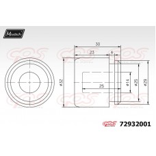 72932001 MAXTECH Поршень корпус скоби гальма