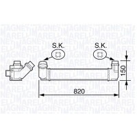 351319203590 MAGNETI MARELLI Интеркулер