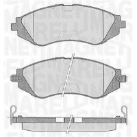 363916060207 MAGNETI MARELLI Комплект гальмівних колодок дисковий гальм