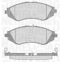 363916060207 MAGNETI MARELLI Комплект гальмівних колодок дисковий гальм