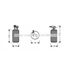 VND052 AVA QUALITY COOLING Осушувач кондиціонера