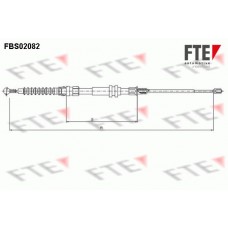 9250082 FTE Тросик, cтояночный тормоз