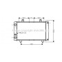 PEA2319 AVA QUALITY COOLING Радіатор охолодження двигуна