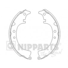 J3502008 NIPPARTS Комплект гальмівних колодок