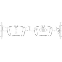 FP2259 FIT Комплект гальмівних колодок дисковий гальм
