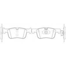 FP2259 FIT Комплект гальмівних колодок дисковий гальм