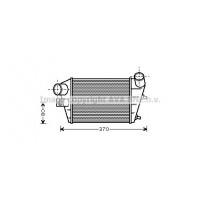 AL4086 AVA QUALITY COOLING Интеркулер