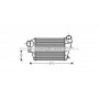 AL4086 AVA QUALITY COOLING Интеркулер