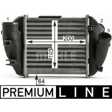 CI 430 000P MAHLE Интеркулер