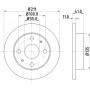 ND1098K NISSHINBO Гальмівний диск