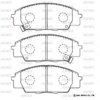 SN434P ADVICS Комплект гальмівних колодок дисковий гальм