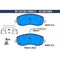 B1.G120-1084.2 GALFER Комплект гальмівних колодок дисковий гальм