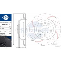 RT 20208-GL T5 ROTINGER Гальмівний диск