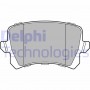 LP3247 DELPHI Комплект гальмівних колодок дисковий гальм