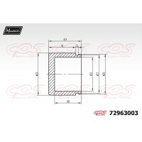 72963003 MAXTECH Поршень корпус скоби гальма