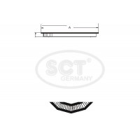SB 231 SCT - MANNOL Повітряний фільтр
