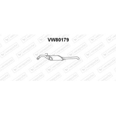 VW80179 VENEPORTE Глушник вихлопних газів кінцевий