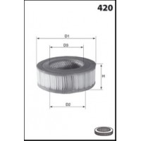 R745 MISFAT Повітряний фільтр