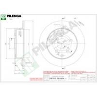 5492 PILENGA Гальмівний диск