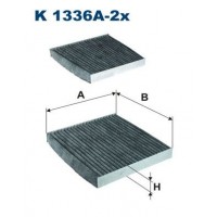 K 1336A-2x FILTRON Фільтр повітря у внутрішньому просторі