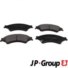 1563607610 JP GROUP Комплект гальмівних колодок дисковий гальм