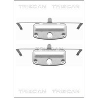 8105 111617 TRISCAN Комплектуючі колодки дискового гальма