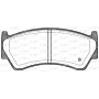 BPA0592.02 OPEN PARTS Комплект гальмівних колодок дисковий гальм