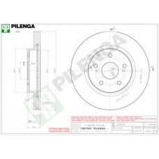 V561 PILENGA Гальмівний диск