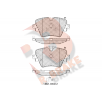 RB2216 R BRAKE Комплект гальмівних колодок дисковий гальм