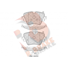 RB2216 R BRAKE Комплект гальмівних колодок дисковий гальм