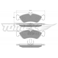 TX 11-50 TOMEX Brakes Комплект гальмівних колодок дисковий гальм