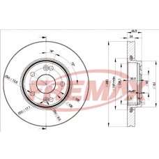 BD-2234 FREMAX Гальмівний диск