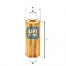 2504800 UFI Масляний фільтр