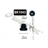 BK1043 SHAFTEC Комплект пыльника, Привідний вал