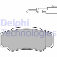 LP2054 DELPHI Комплект гальмівних колодок дисковий гальм
