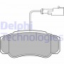 LP2054 DELPHI Комплект гальмівних колодок дисковий гальм