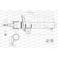 SAB8182.31 OPEN PARTS Амортизатор