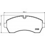 8DB 355 005-531 HELLA КомплеК т гальмівних колодок, дискове гальмо