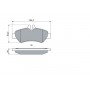 0 986 494 123 BOSCH Комплект гальмівних колодок дисковий гальм