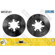 6014141 GIRLING Гальмівний диск