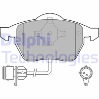LP784 DELPHI Комплект гальмівних колодок дисковий гальм