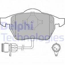 LP784 DELPHI Комплект гальмівних колодок дисковий гальм