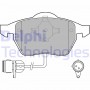 LP784 DELPHI Комплект гальмівних колодок дисковий гальм